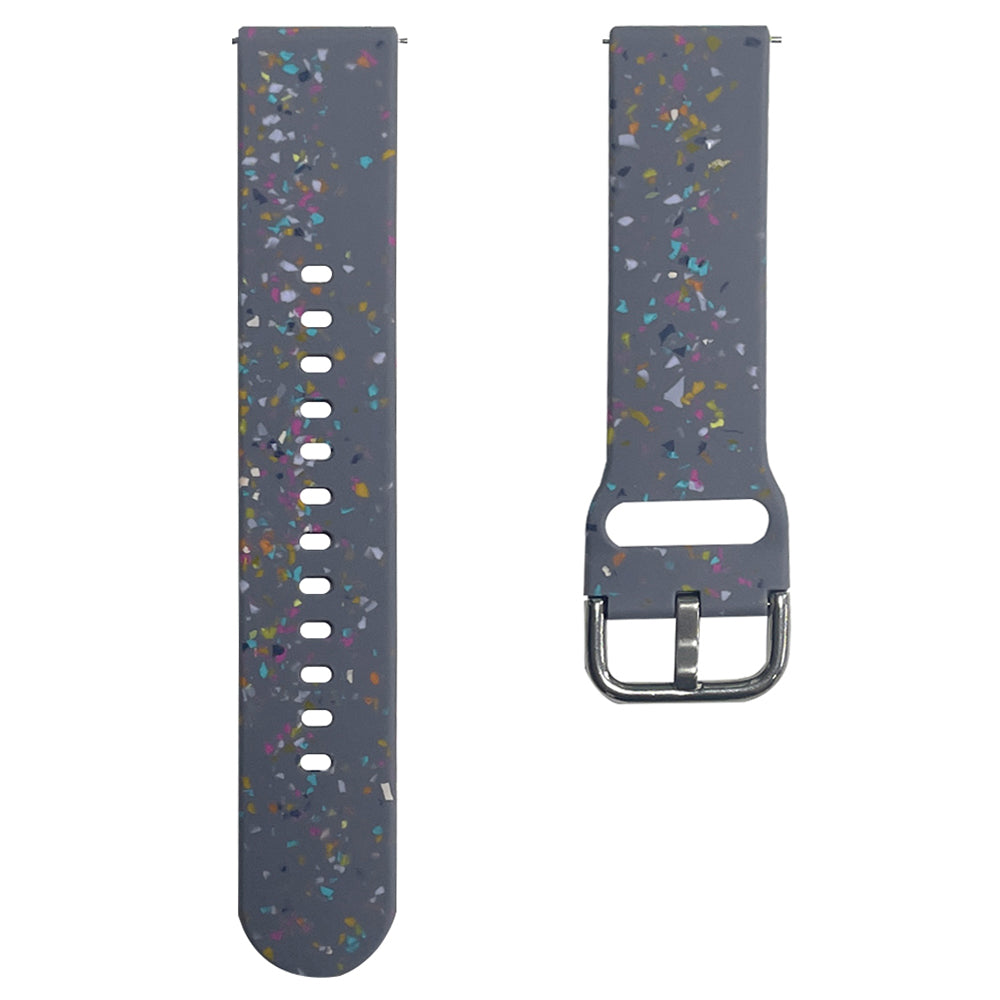 For Samsung Galaxy Watch3 45mm Huawei Watch GT Watch Band 22mm Silicone Pattern Sport Strap For Samsung Galaxy Watch3 45mm Huawei Watch GT Watch Band 22mm Silicone Pattern Sport Strap